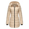 Women Winter Long Parka Quilted Coat Hooded Ladies Warm Padded Puffer Jacket