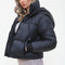 Women'S Quilted Padded Puffer Jacket Ladies Jacket Warm Winter Coat